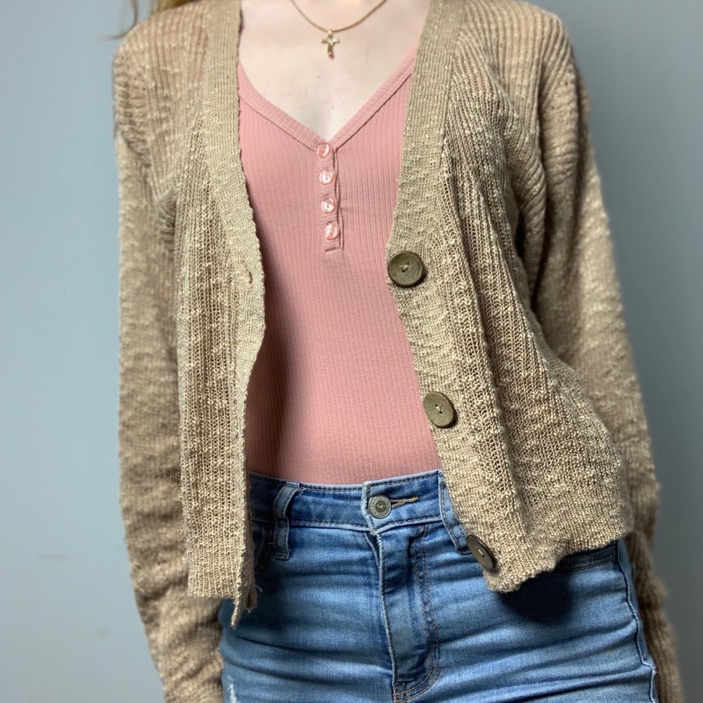 Chai colored Lightweight cardigan